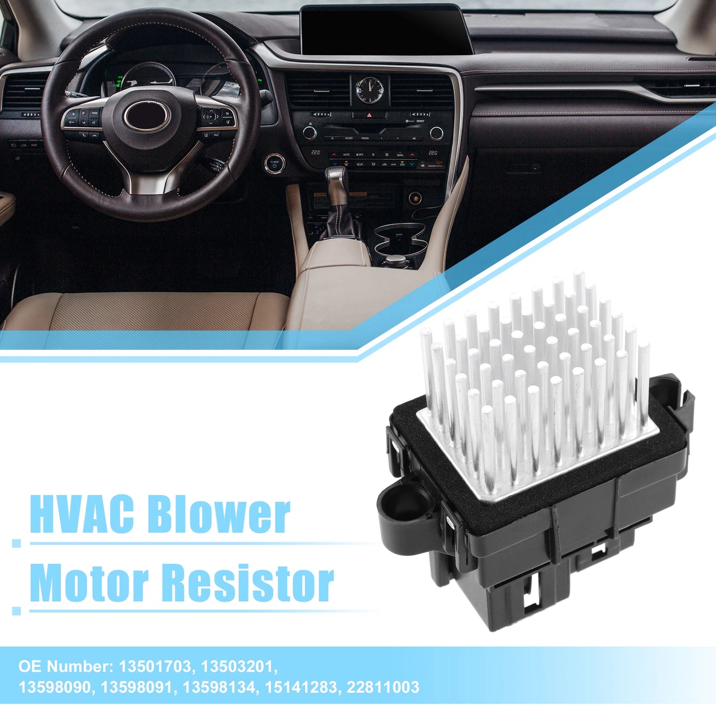 HVAC Blower Motor Resistor AC for GMC Acadia AT4 Denali