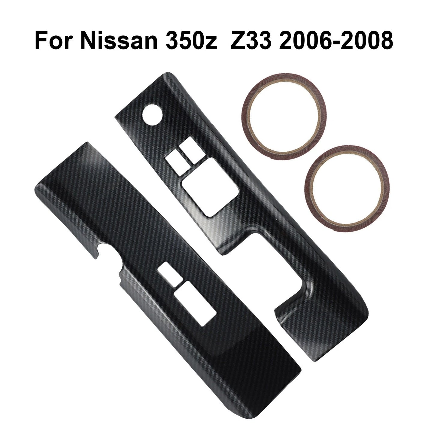Glass Switch Covers for Nissan 350Z (2006–2008)