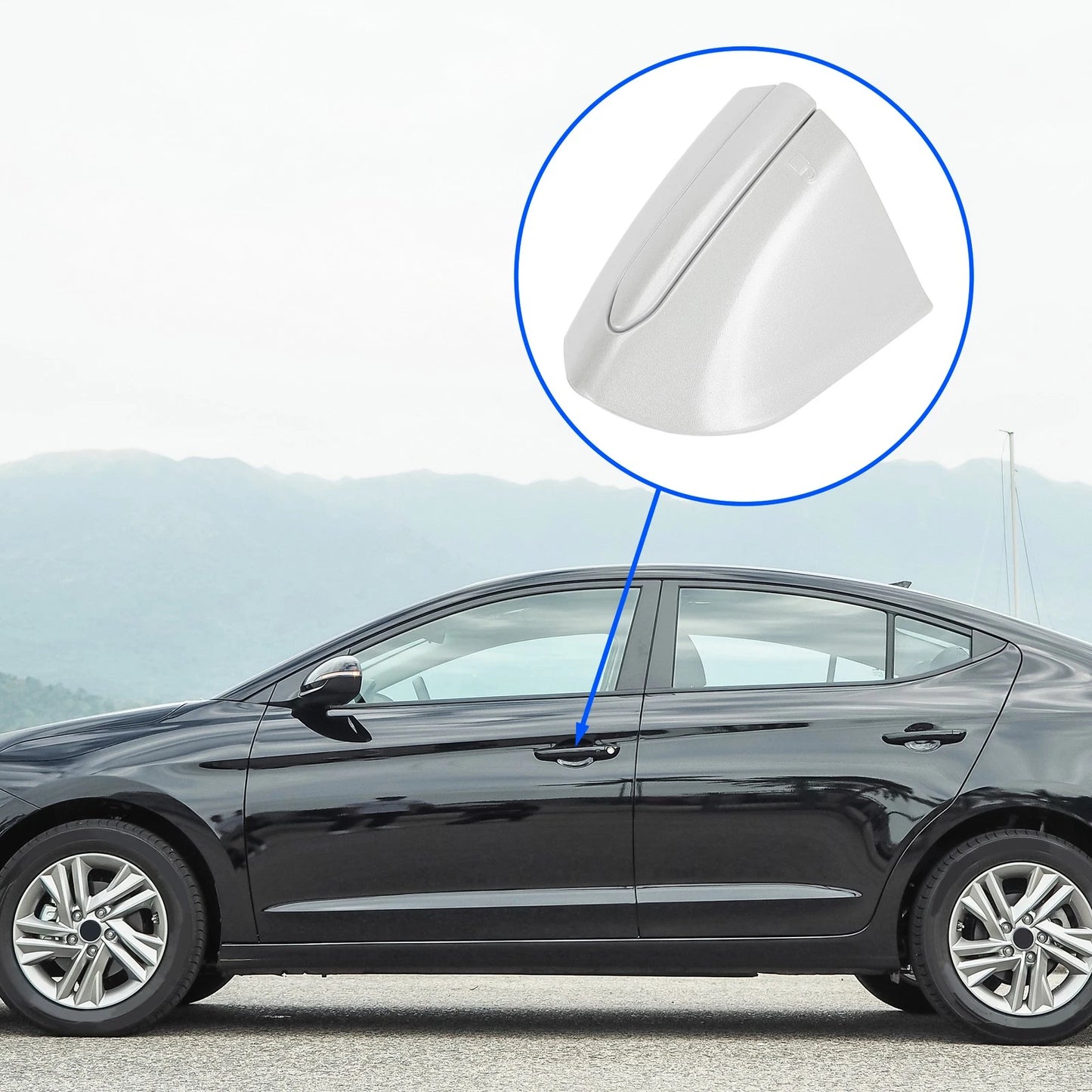 Front Left Door Handle Protector for Ford Mondeo Edge Taurus (2013-2020)