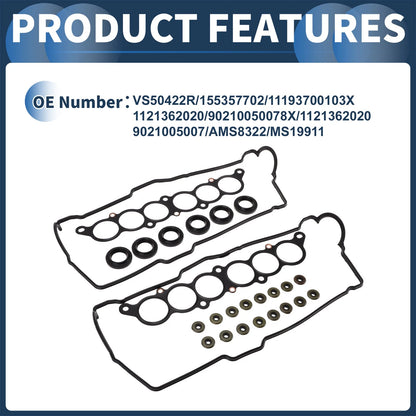Valve Cover Gasket Set for Toyota 4Runner 1996-2002 3.4L V6  VS50422R