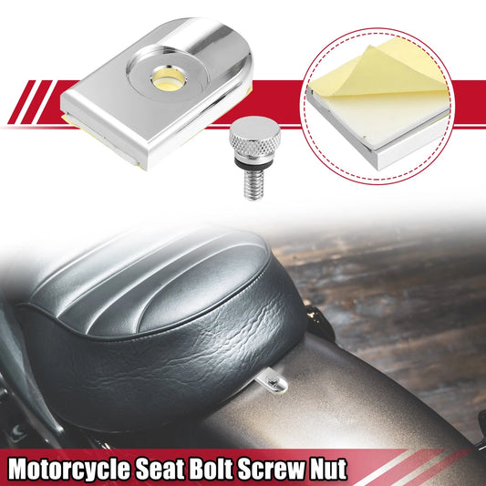 1 Set Seat Bolt Screw with Cover for Harley Davidson