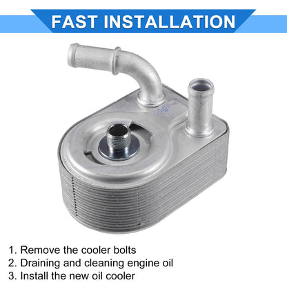 Engine Oil Cooler for Ford Fiesta (2011-2013) with Bolt
