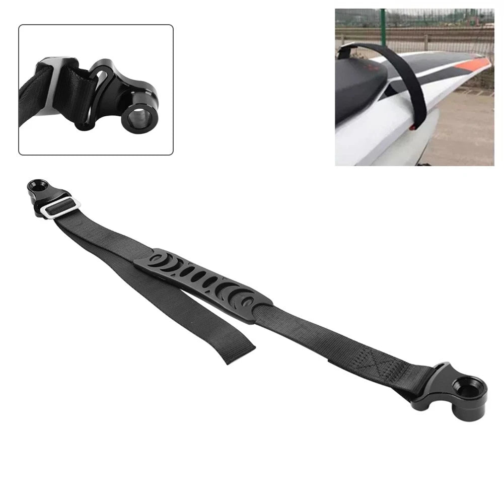 Motorcycle Rear Seat Rescue Pull Strap Sling Belt for Honda Fit & Suzuki
