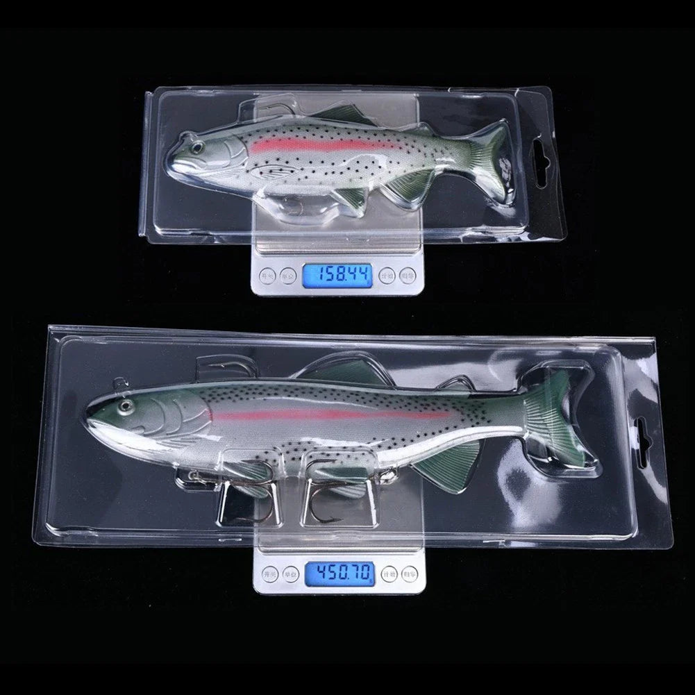 Premium Soft Fishing Bait 20-30cm for Attracting Large Fish