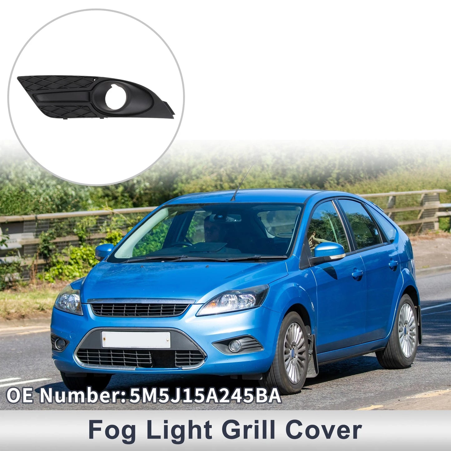 Front Left Fog Light Grill for Ford Focus (2007-2008)