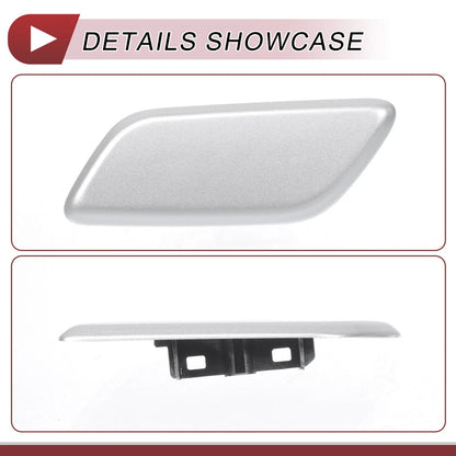 Front Left Washer Nozzle Cover for Lexus LX570 (2013-2015) - Silver Tone 1 x