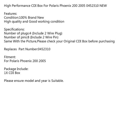 CDI Box Module for Polaris Phoenix 200 (2005)