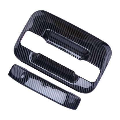 Carbon Fiber Look Side Door Handle Covers for Ford F150 Raptor (2017-2023)