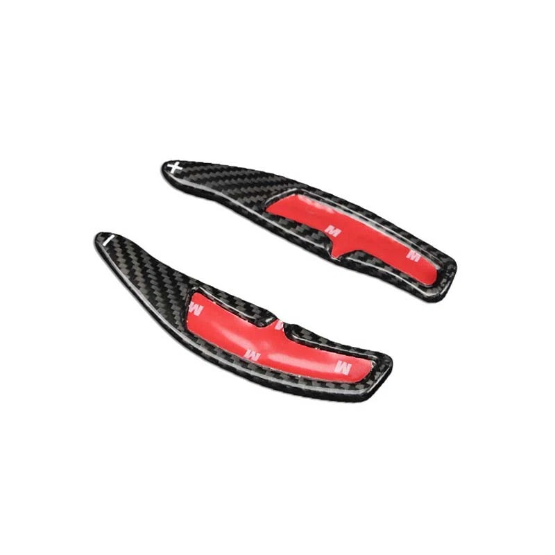 Real Carbon Fiber Steering Wheel Shifter Paddle Switch Fit For  Macan 2014-2019