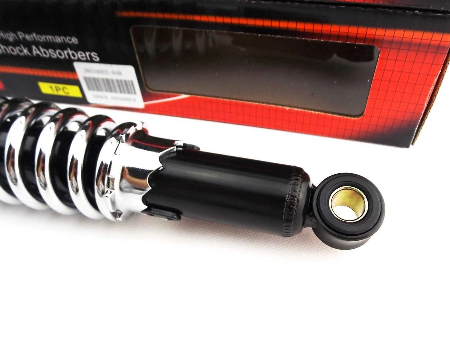 340mm JBS Black/Chrome Rear Shock Absorbers for Kawasaki SR650