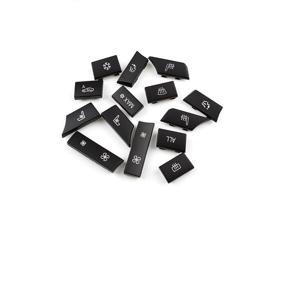 14Pcs A/C Switch Button Caps for BMW 5/6/7 Series (2010-2017)