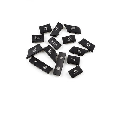 14Pcs A/C Switch Button Caps for BMW 5/6/7 Series (2010-2017)