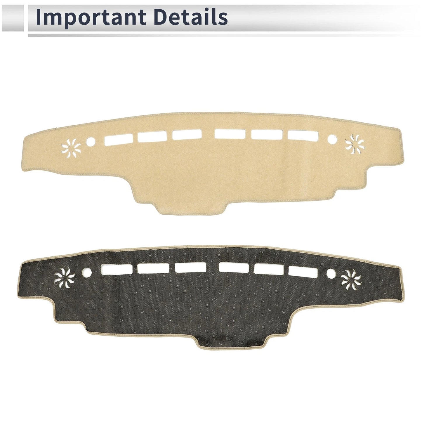 Dashboard Cover Mat for Suzuki Every DA17V/DA17W (2015-2023) Beige
