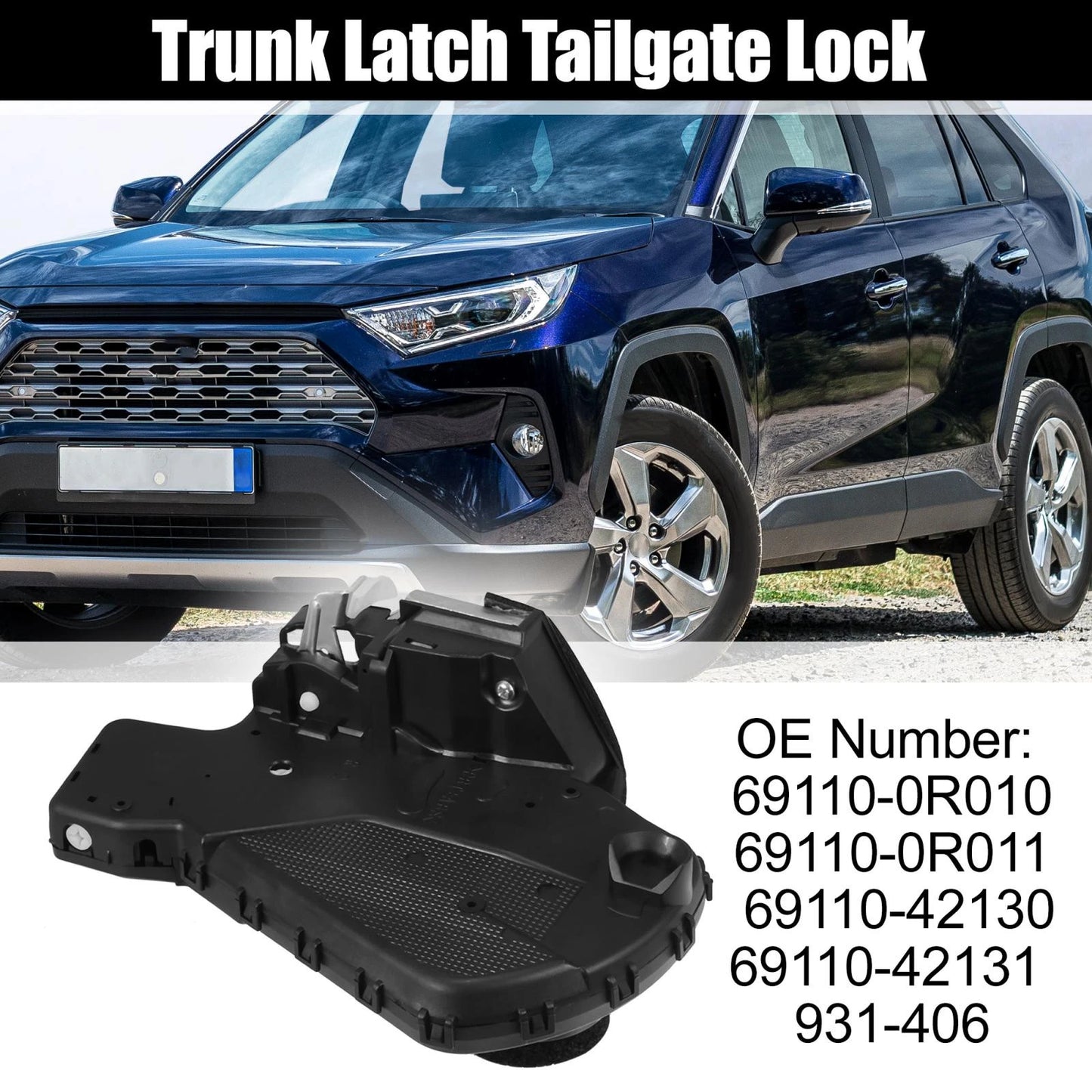 Trunk Latch Tailgate Lock for Toyota RAV4 (2006-2012)