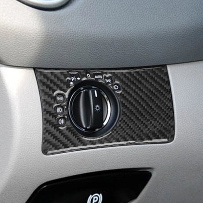Carbon Fiber Headlight Switch Panel Cover for Mercedes ML Class (2006-2011)