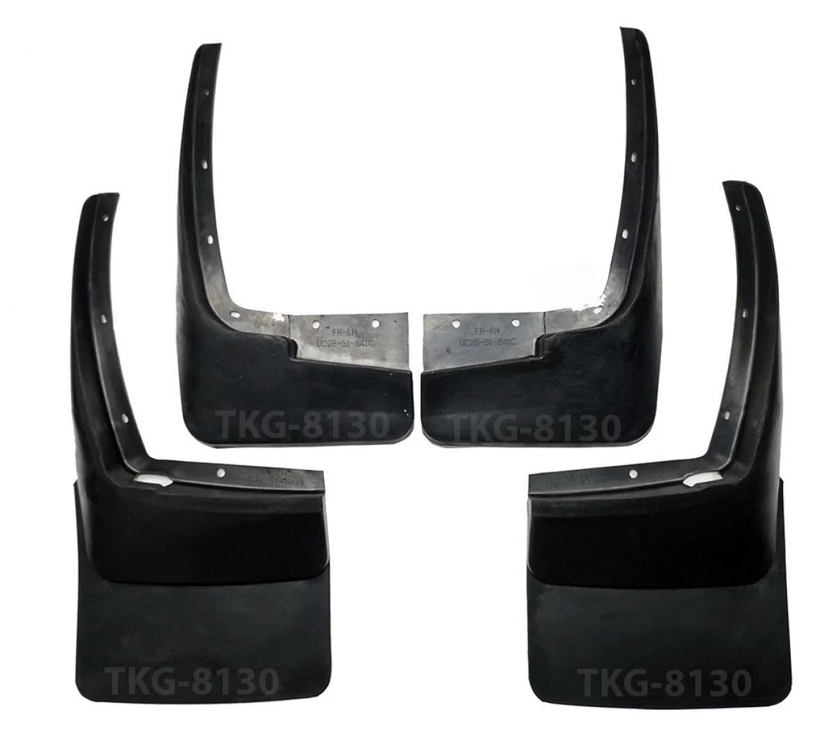 Splash Guard Mud Flap for Mazda BT-50 BT50 Pro 2012-2018 (4WD)