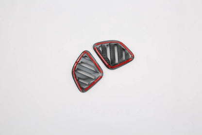Front Upper Air Vent Cover Trim for Mini Clubman F54 2016-2022 Carbon Fiber 2 x pcs