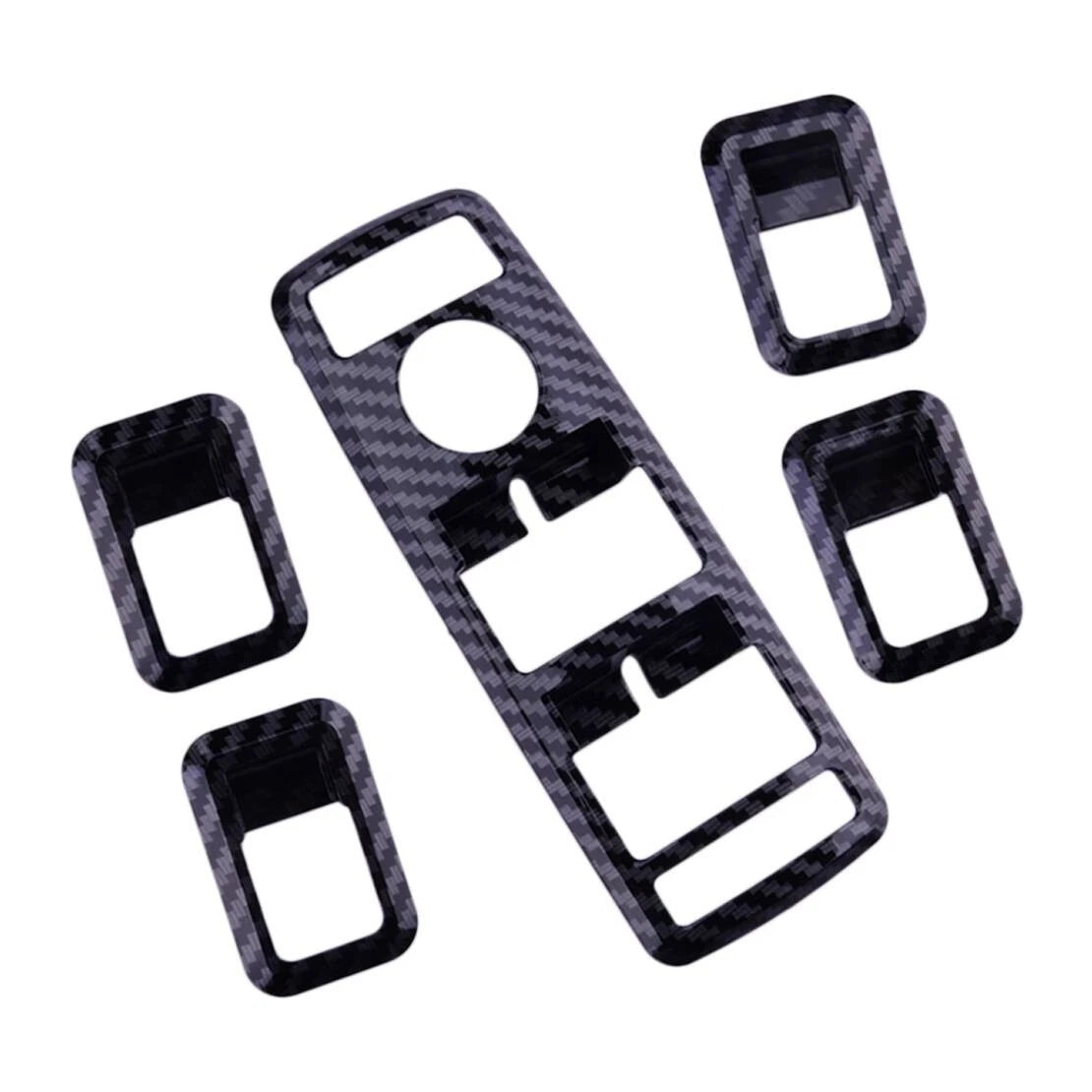 ABS Carbon Fiber Window Switch Covers for Mercedes W246 W204 W212 W166