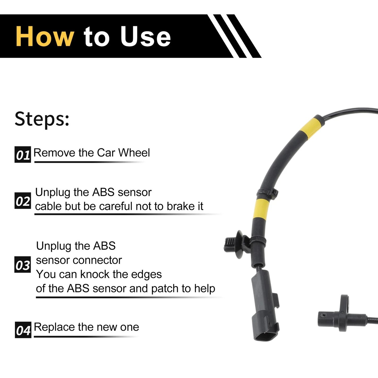 ABS Wheel Speed Sensor for Ford Edge (2015-2016)