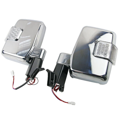 Chrome Electric Door Side Mirror w/ LED for Toyota Land Cruiser 70 (1984-)