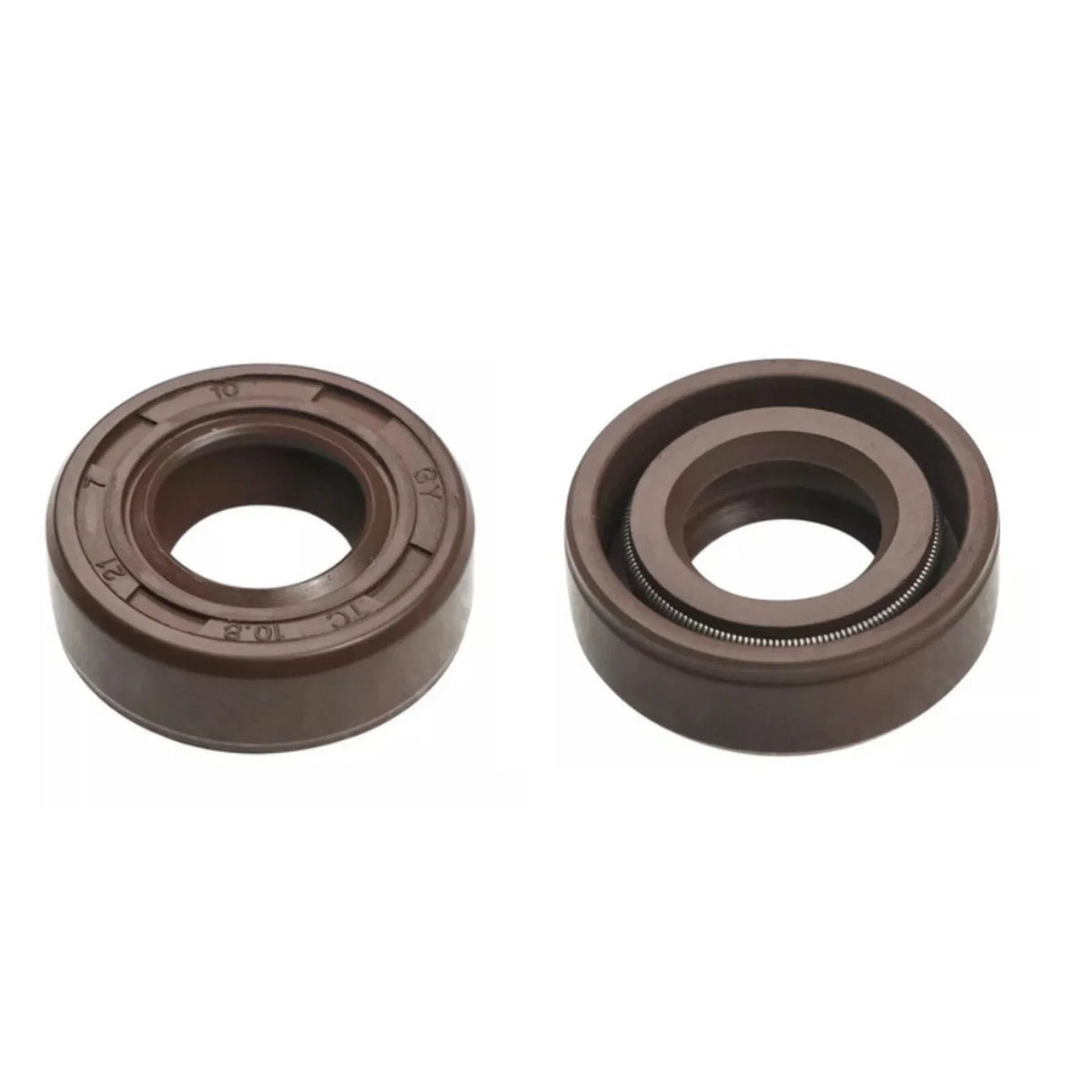 2Pcs Oil Seal for Yamaha Outboard 2-Stroke 4-10HP 10.8x21x7mm