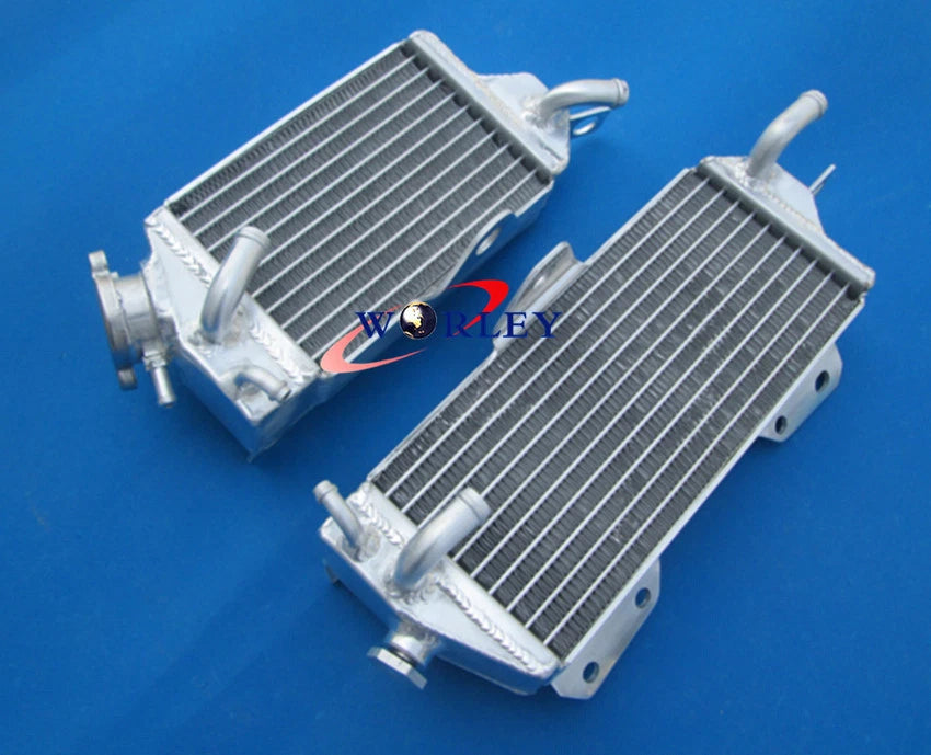 Aluminum Radiator + Green Hose for Kawasaki KX125 KX 125 (1990-1991)