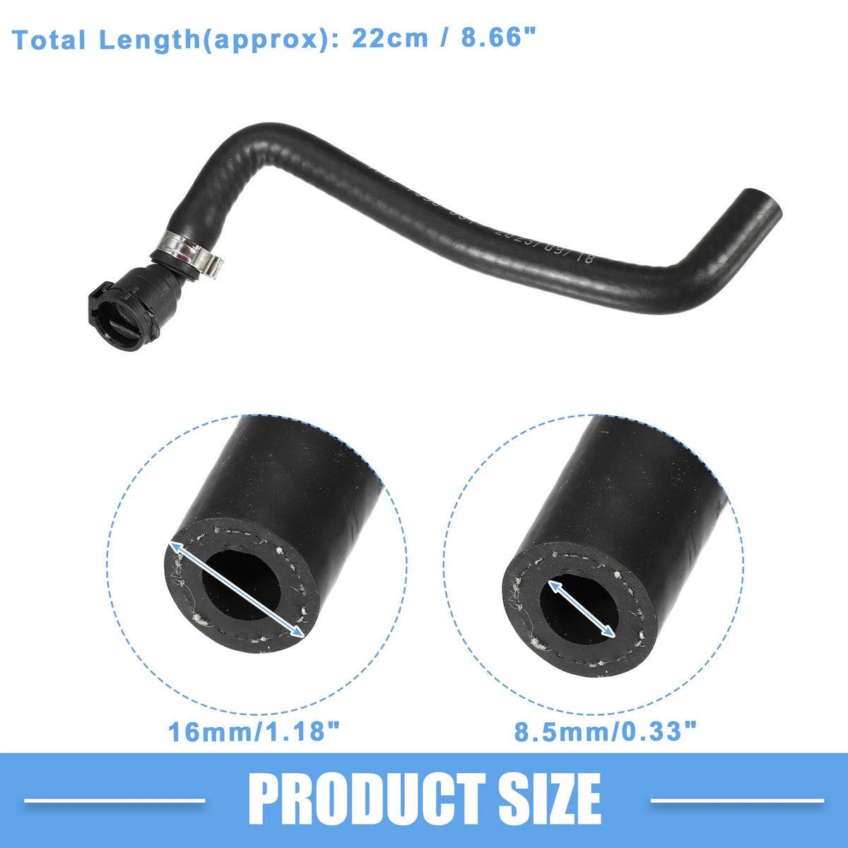 Radiator Coolant Hose for BMW 320i Base 2.0L (2013-2016) - 1 x Piece