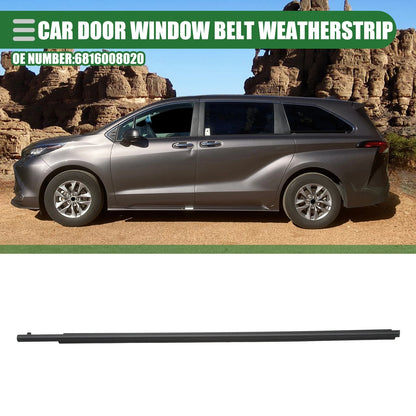 Front Left Door Window Belt Weatherstrip for Toyota Sienna (2011–2020)