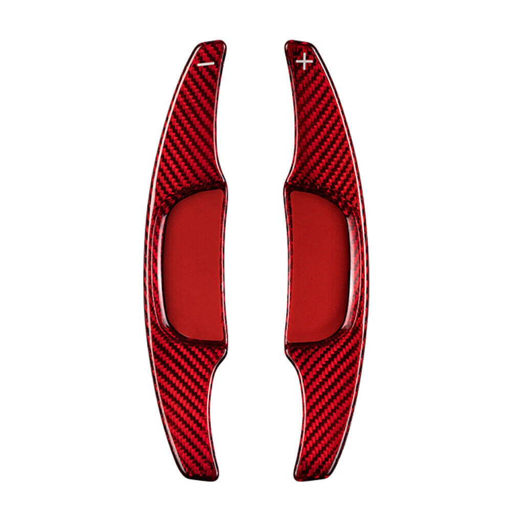 Carbon Fiber Red Steering Wheel Shift Paddle for Mazda 3 (2020-2021)
