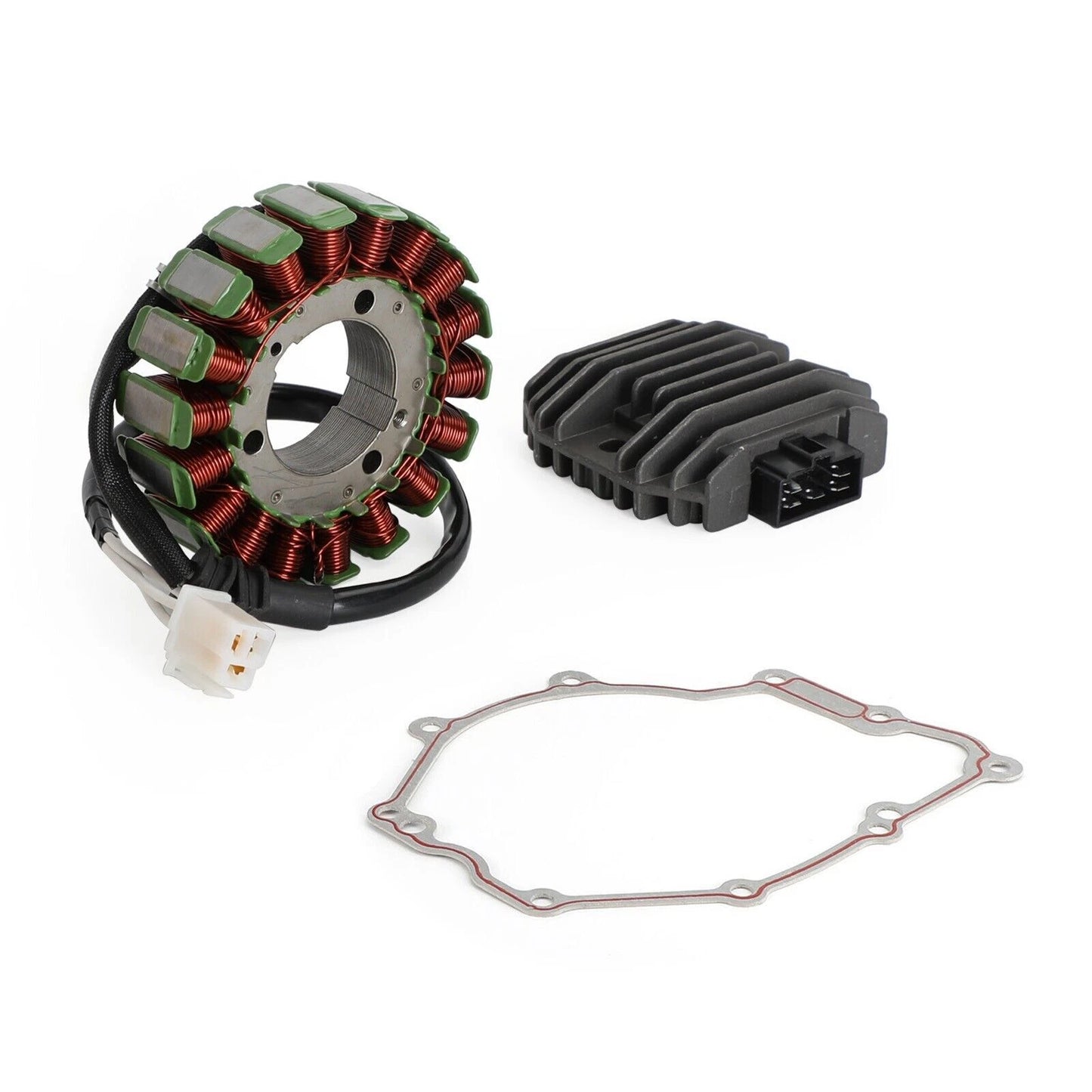 Stator, Regulator & Gasket Set for Yamaha FZ6 FZ6S FZ6N (2004-2009)