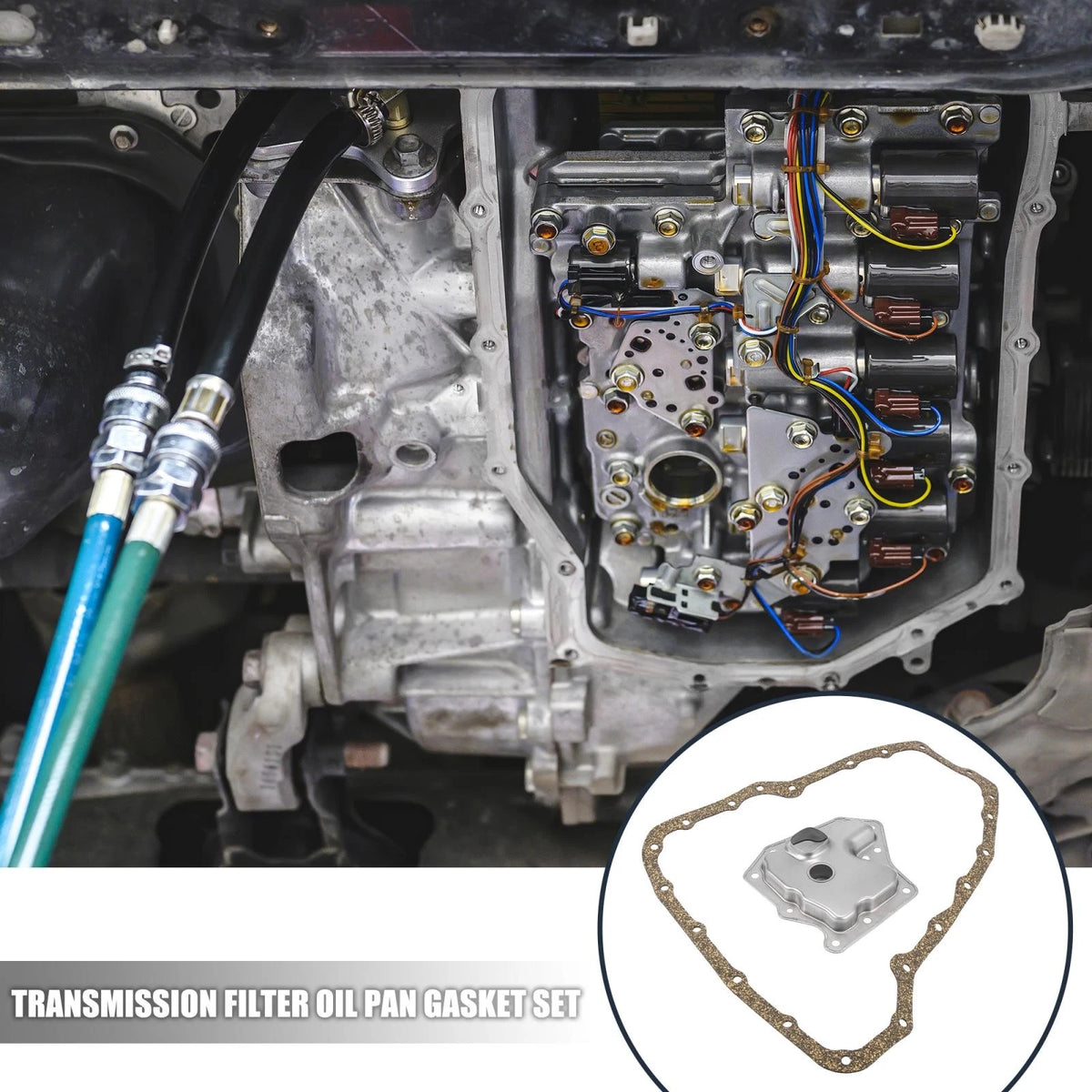 Transmission Filter Oil Pan Gasket Set for Nissan Sentra (2002-2006)