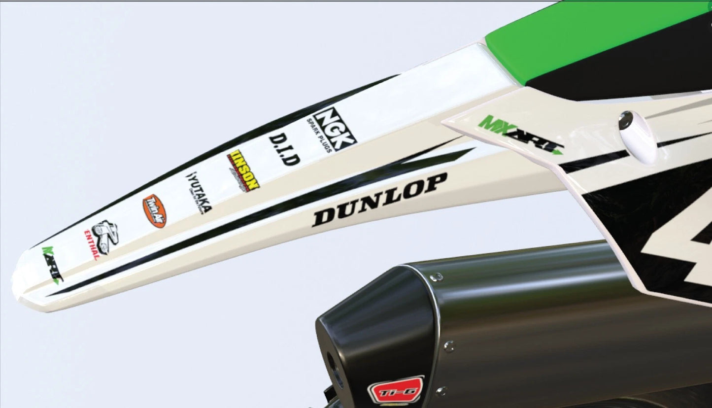 Full Custom Sticker Kit for Kawasaki KLX 110 (2010-2025)