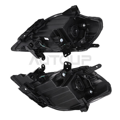 2 x Chrome Halogen Headlight for Nissan Versa (2007–2012)