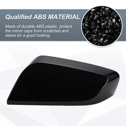 Left Side Rearview Mirror Cover Cap Gloss Black for Chevrolet Impala (2014-2020)