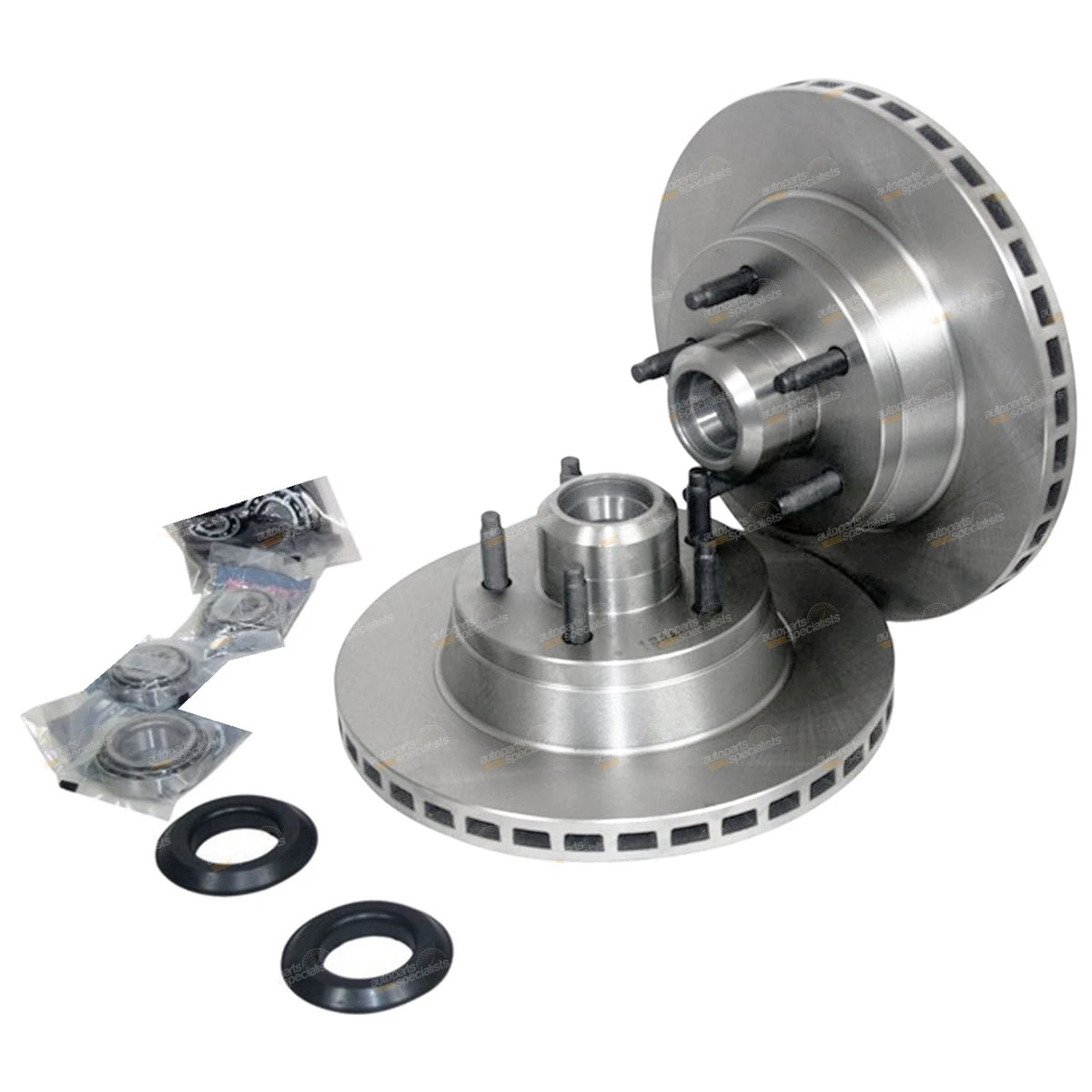 Front Disc Rotors Wheel Bearings for Falcon XH EF EL XR6 XR8 (1994-1999)