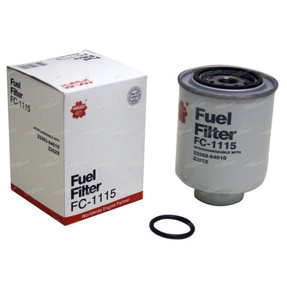 Bulk Carton of 25 Diesel Fuel Filters for Landcruiser 4.2L 1HZ