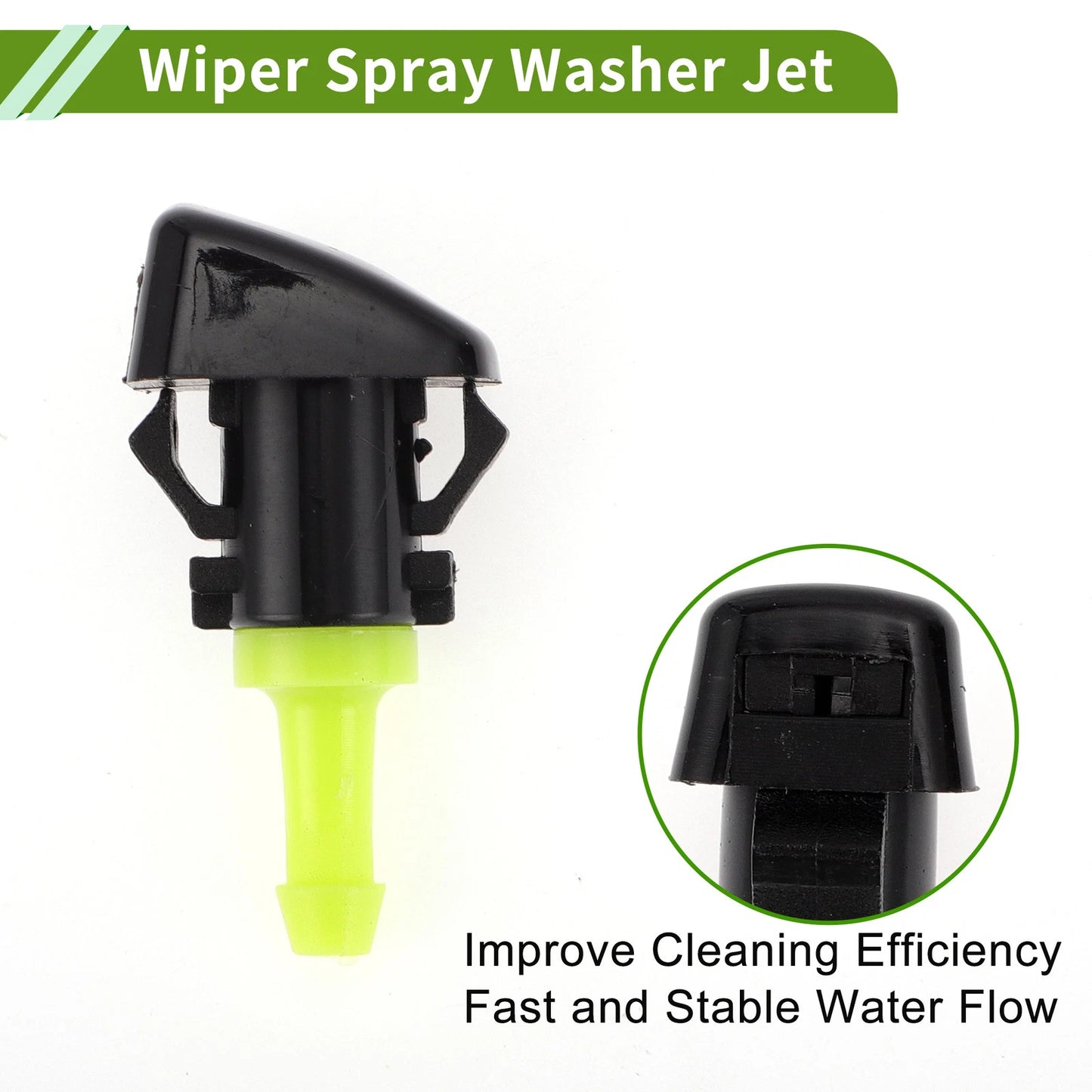2x Windshield Washer Nozzle Y Hose Connector for Chrysler Town (2008-2016)