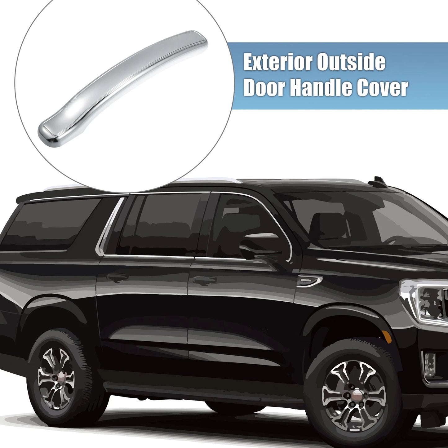 Door Handle Lever Covers 4 x for Chevy Silverado