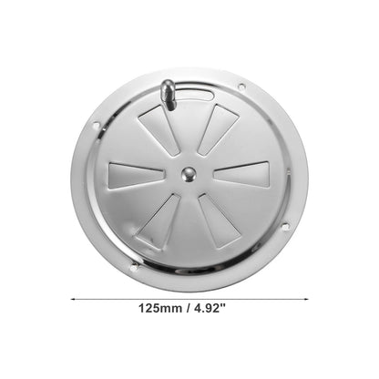 Marine Round Knob Louver Vent Cover Opening Closing Ventilation Plate