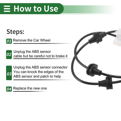 ABS Wheel Speed Sensor for Acura MDX Rear Right (2014-2018)