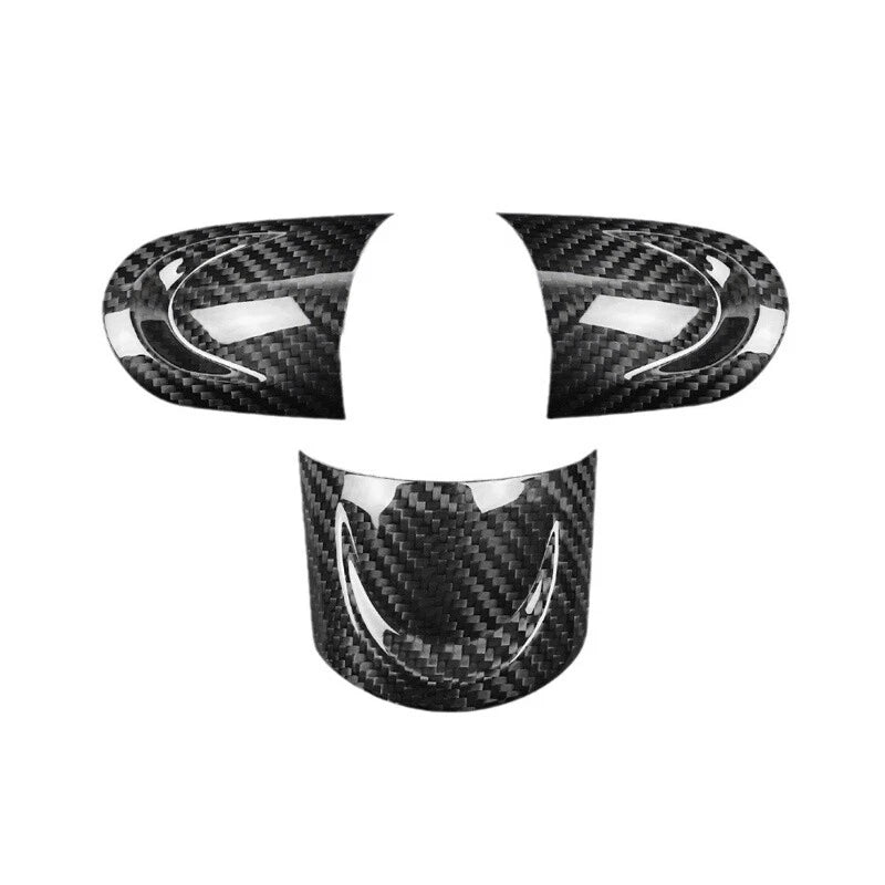 Dry Carbon Fiber Steering Wheel Cover Trim for Mini Cooper R55-R61