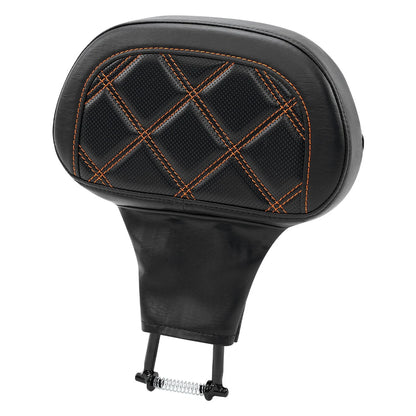 Black Rider Driver Backrest for Harley Touring CVO Street Road Glide (1988-2023)