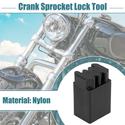 Cam Crank Sprocket Lock Tool Black for Harley Davidson FLHR Road King