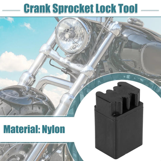 Cam Crank Sprocket Lock Tool Black for Harley Davidson FLHR Road King