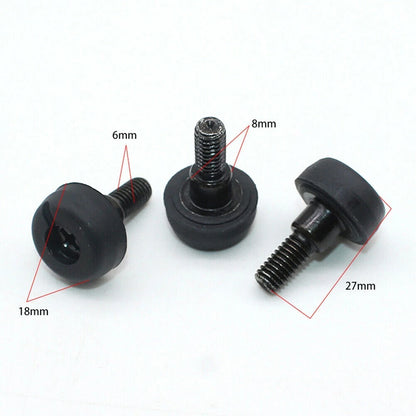 2 x Hood Bumper Stop Screw Rubber Buffer Cap for Toyota