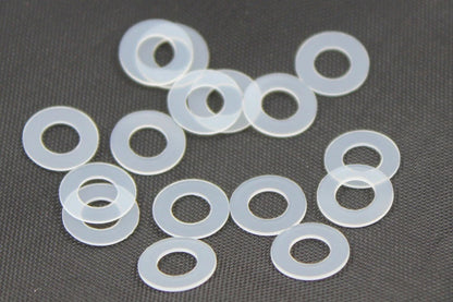 Arandelas De Plástico Transparente Nylon M6 6.3Mm 12Mm Od 0.5Mm Grosor