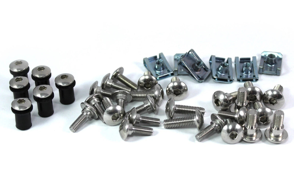 Stainless Steel Fairing & Screen Bolts & Clips for Honda CBF125