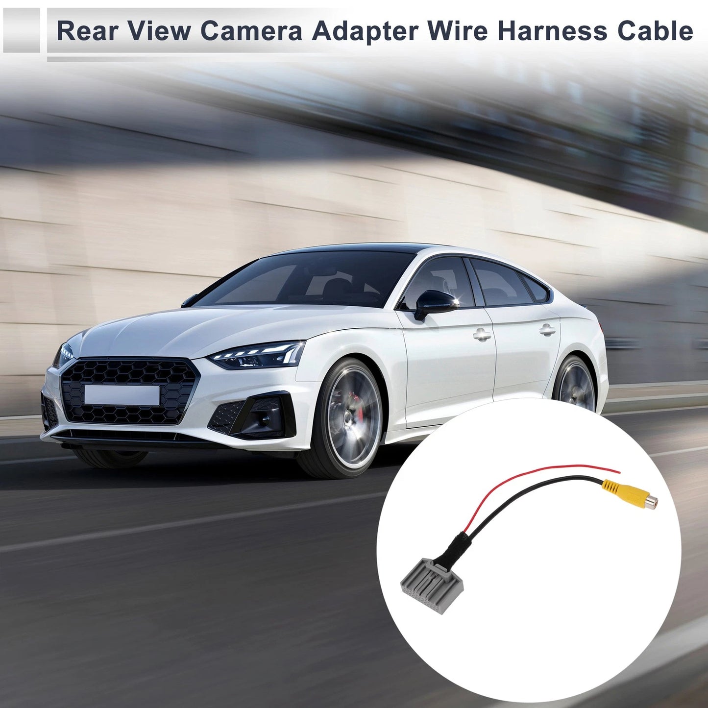 Rear View Camera Adapter Wire Harness Cable for Honda Fit (2014-2016)