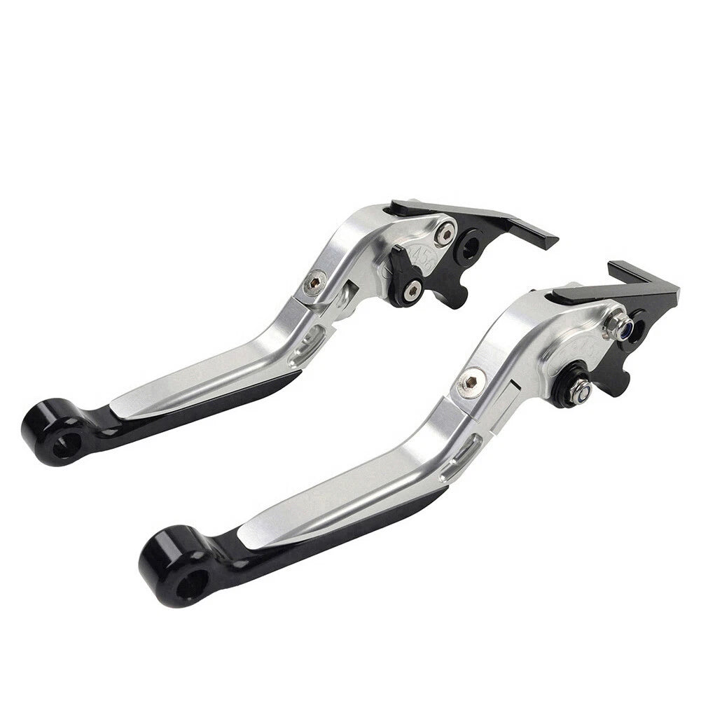 CNC Silver Extendable Brake Clutch Levers for BMW S1000RR S1000R (2015-2019)