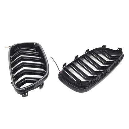 Front Kidney Grille with Light Strip for BMW 5 Series F10 F11 (2010-2016)